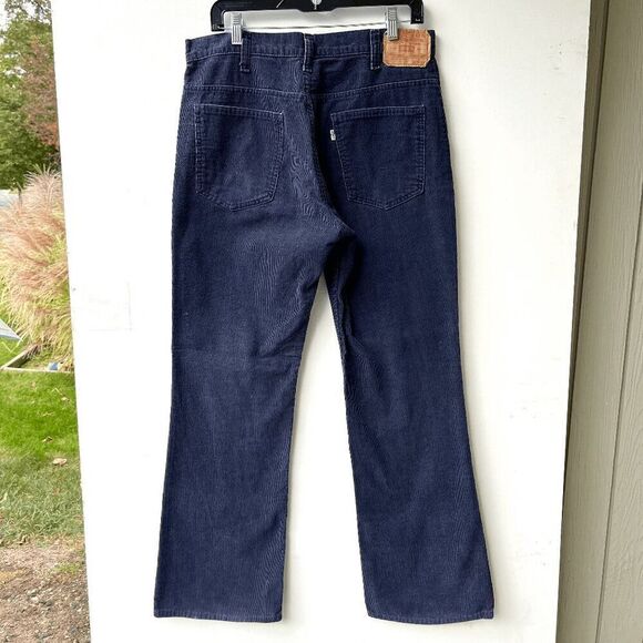 Vintage 1970s Levi's White Tab 517 Corduroy Pants Bootcut Trousers USA - 34 - Picture 6 of 10